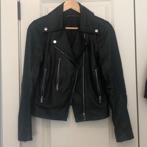 Zara leather jacket.